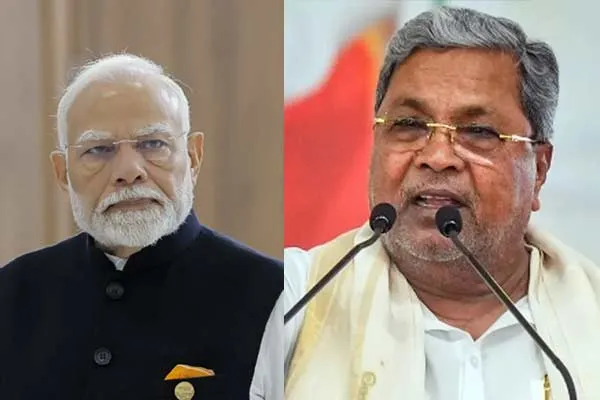 Siddaramaiah's challenge to Prime Minister Modi