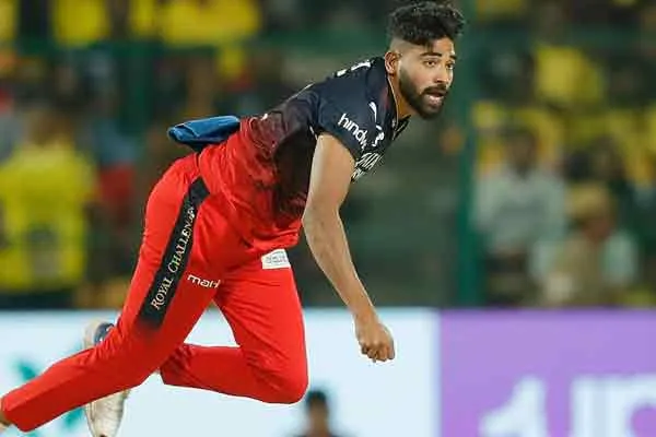 cricketer mohammed siraj contact unknown person related incident 