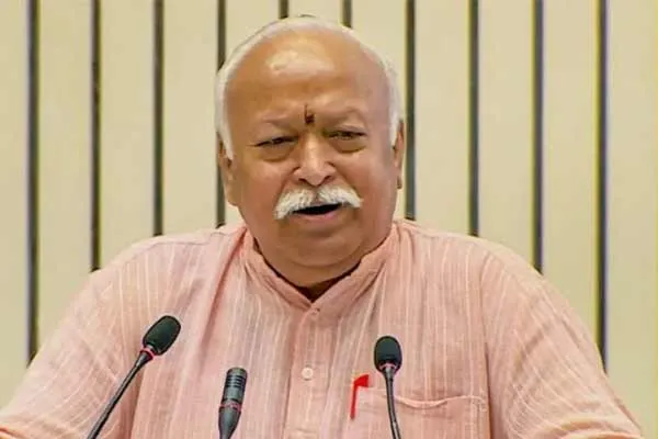 RSS  leader Talk about the controversy of the population