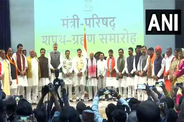 New cabinet sworn in in Madhya Pradesh