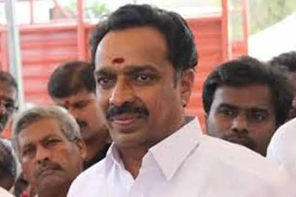 Former Minister MR Vijayabaskar appears in court