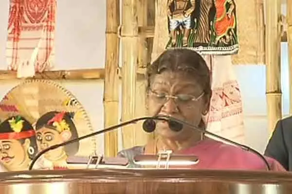 president murmu talks about pride tribal women jharkhand meeting