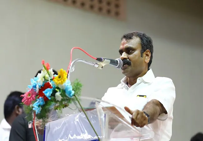 bjp leader lmurugan pressmeet at coimbatore 