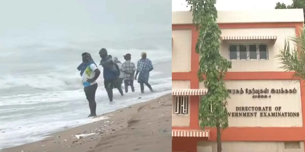 'Mantus' storm warning; Cancellation of various exams