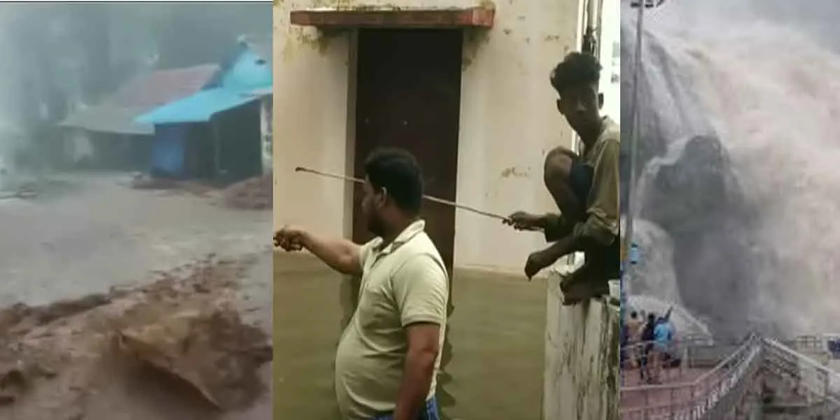 Flooding in many places along the Cauvery coast!