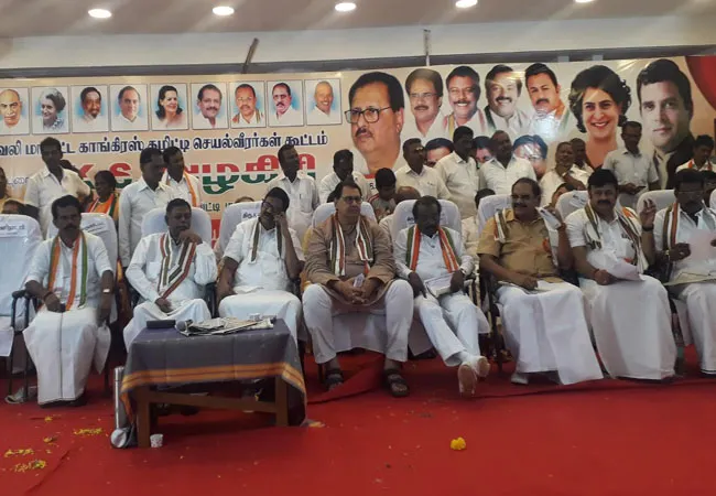 nanguneri assembly by election congress and dmk congress state president ks azhagiri 