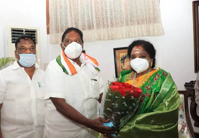 puducherry assembly governor order congress, bjp parties 