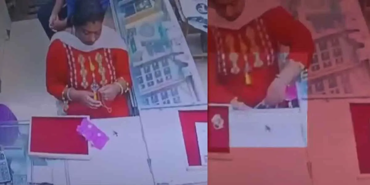  Jewelery theft... DMK ward secretary caught by CCTV!