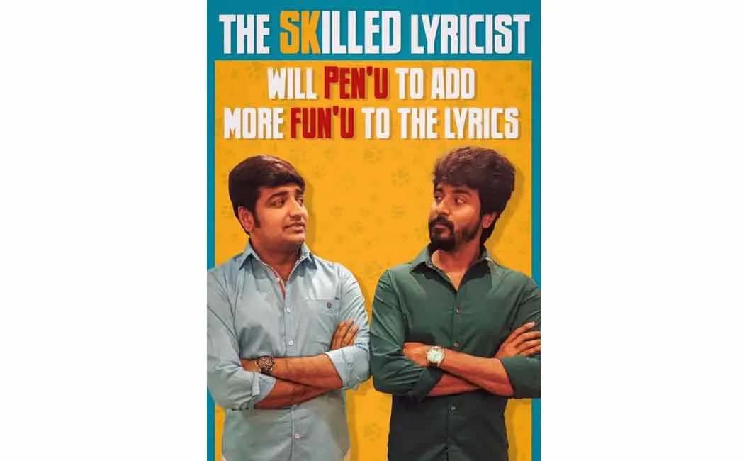 sivakarthikeyan wrote lyric for naai sekar movie 