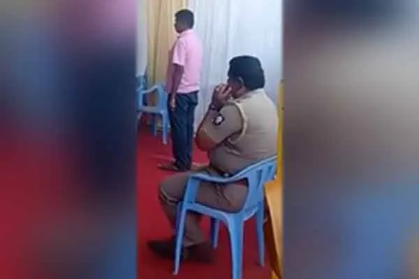 namakkal uthayanithi stalin meeting special police inspector 