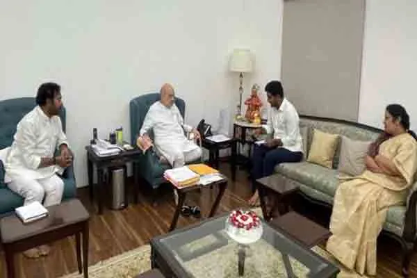 Chandrababu Naidu's son Complaint to Amit Shah