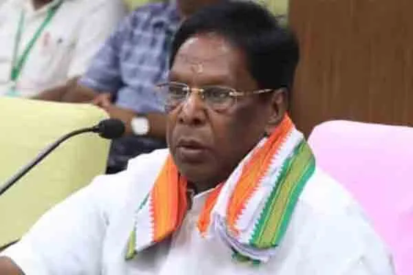 Former Chief Minister Narayanasamy says There is an anti-women regime at the state