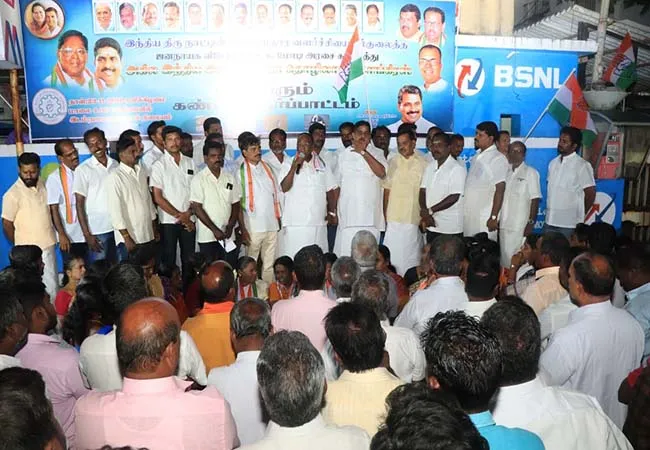 union bjp government did not implement the manifesto pondicherry cm narayansamy speech 