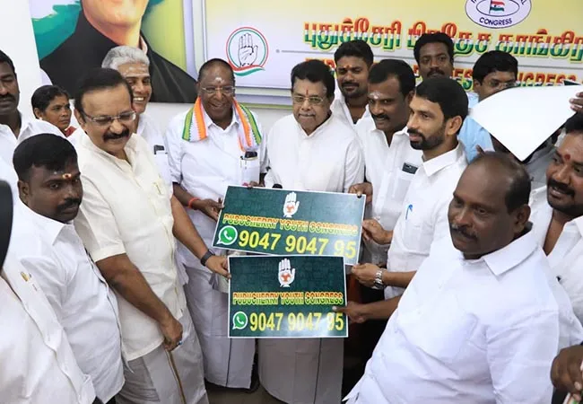 pondicherry cm narayanasamy speech for governor kiranbedi 