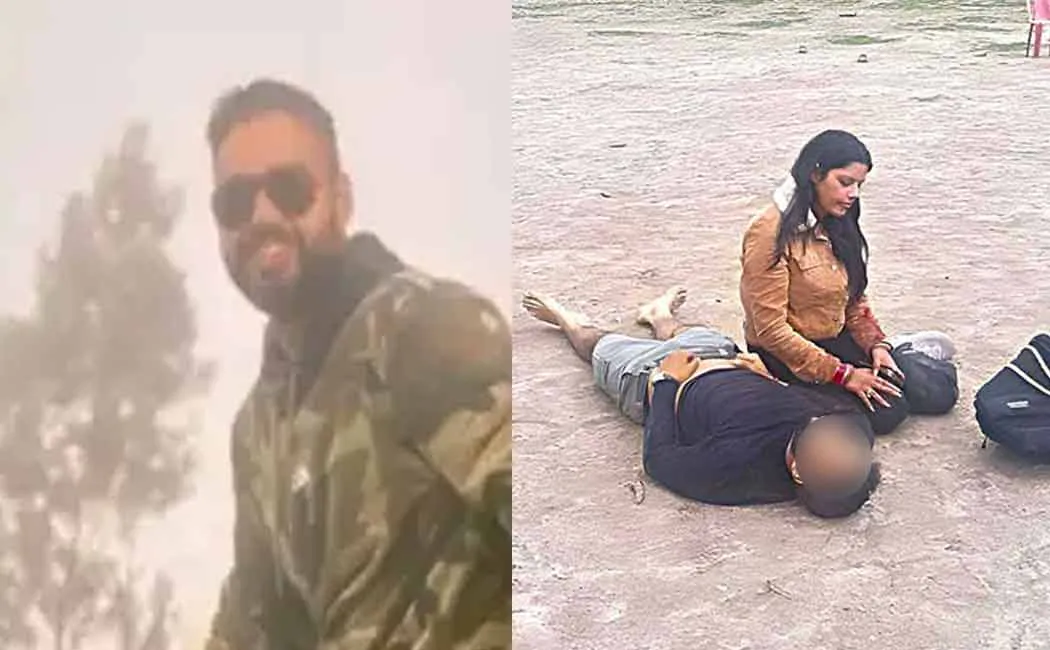 Tragic incident 7 days after wedding by Navyofficer thrash in pahalgam incident