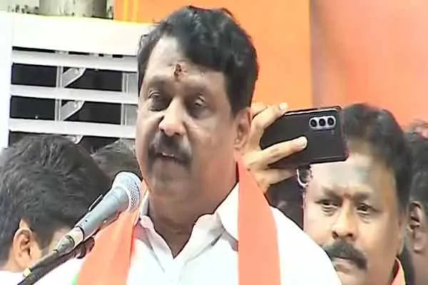 Nayinar Nagendran's speech I was angry with the BJP