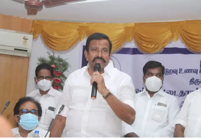 coronavirus relief fund minister kn nehru in trichy 