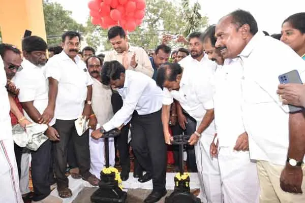 minister k  n  nehru talks about cm stalin at trichy 