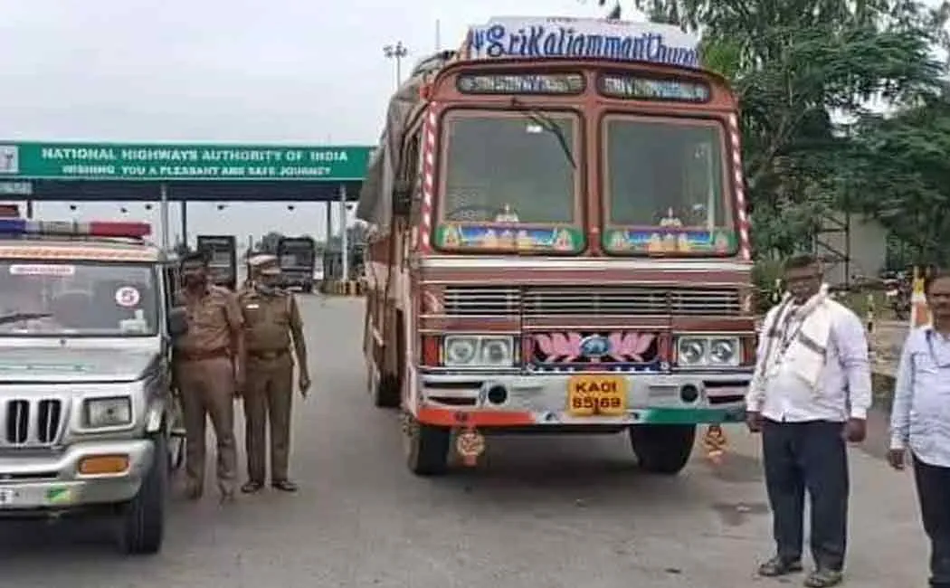 15 tons of ration rice in a truck