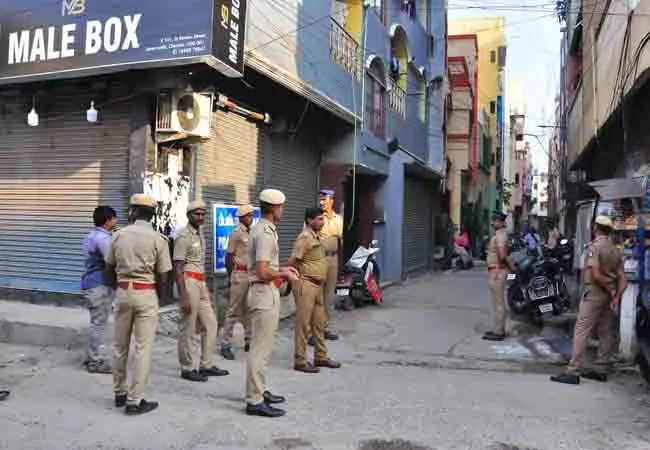 Police raids at four locations in Chennai!