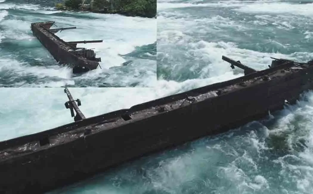 101 year old dislodged boat found in niagara river