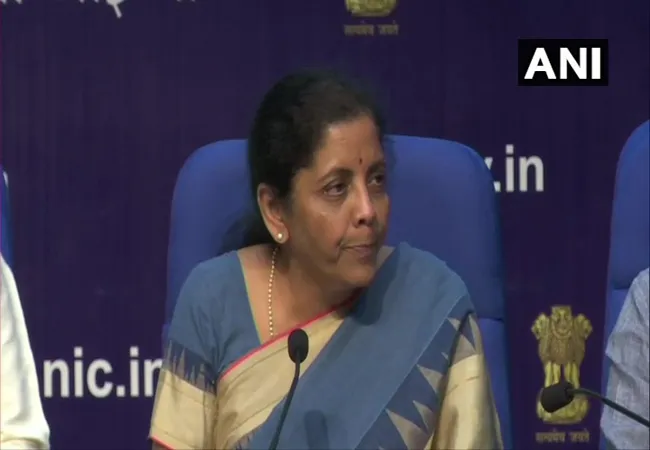 union finance minister nirmala sitharaman press meet based on economic speech
