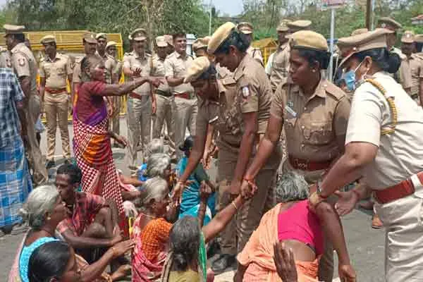 cuddalore district farmers land issue in nlc 