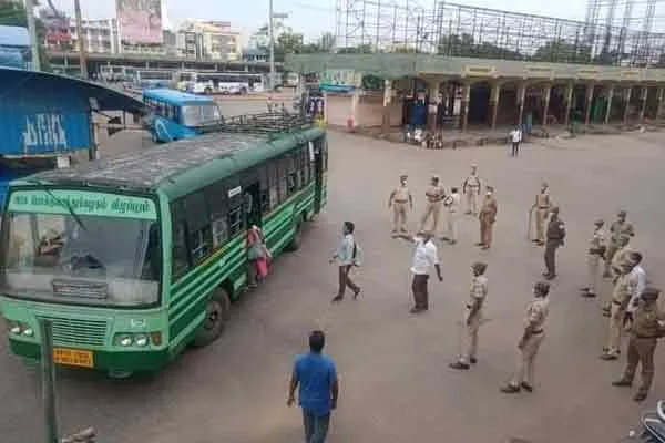 neyveli nlc farmers land issue police in field and pmk members arrested 