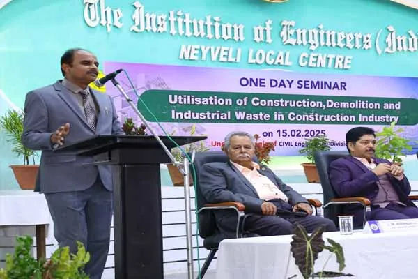 NLC Power Department Director's speech at neyveli