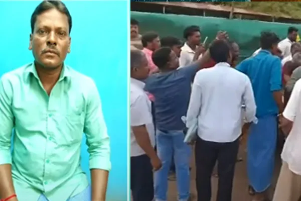  Relatives siege protest on  NLC worker incident 