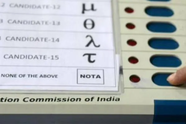 Congress asked for vote for NOTA in indore