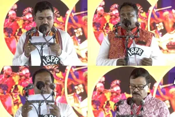 Mohan Charan Majhi Chief Minister of Odisha sworn in