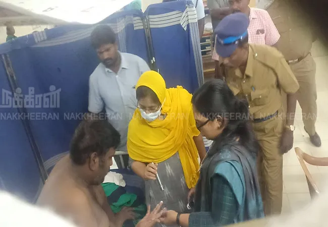 nellai mayor uma maheswari incident case karthikeyan medical check up over