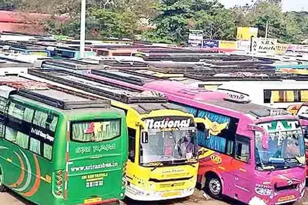 Notification of fare details for omni buses from Chennai