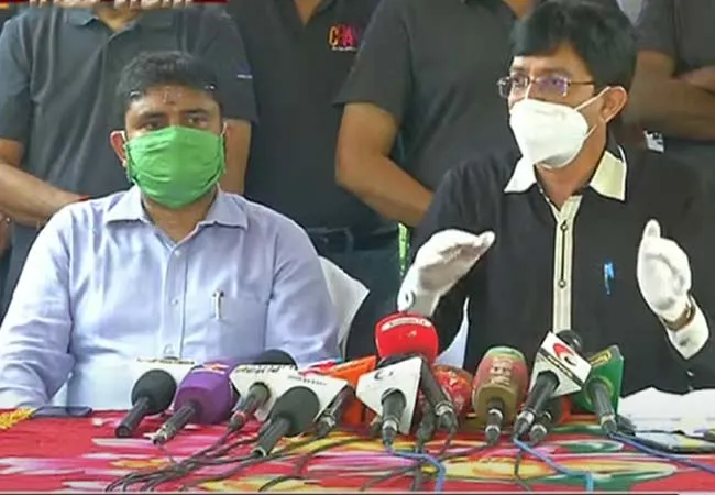 chennai corporation commissioner and health secretary press meet 