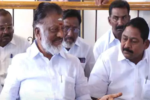 He is bragging  RP Udayakumar response to OPS