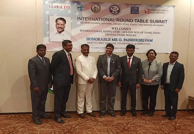 tamilnadu deputy cm o paneer selvam usa trip investment sign