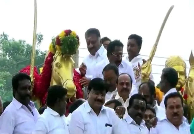 madurai deputy cm o paneer selvam press meet 