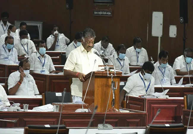 tn assembly interim budget deputy cm opaneerselvam announced peoples 