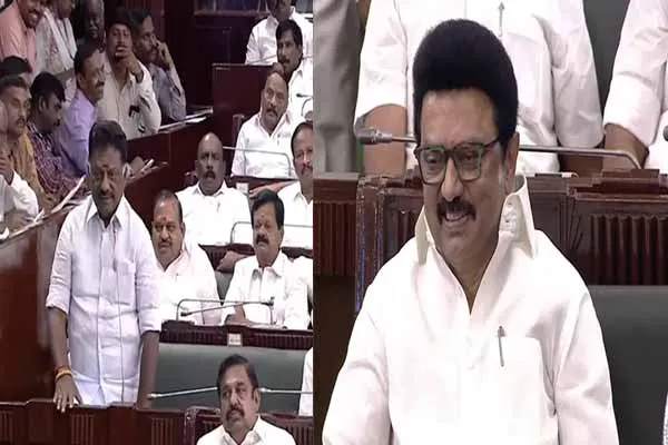 The Chief Minister laughing when OPS asked a question in the Assembly