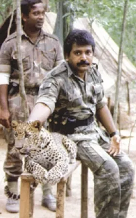 prabhakaran in forest