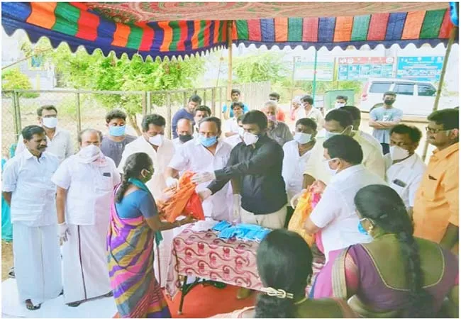 salem dmk and admk parties serve the peoples coronavirus 