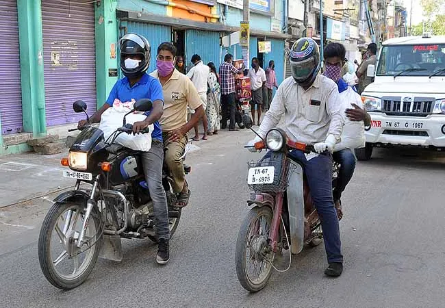 coronavirus virudhunagar police help to peoples 