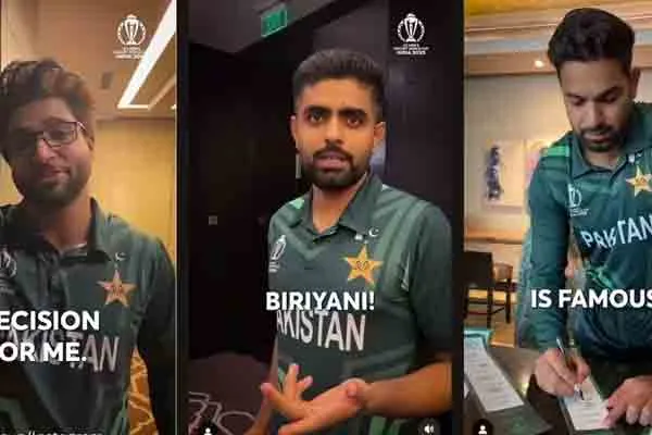 Indian food impresses Pakistani cricket players