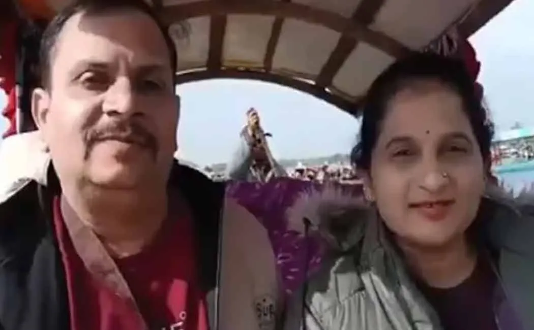 The words the illegal group said to his wife after thrash her husband in pahalgam kashmir
