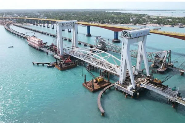 Southern Railway Information on Pampan New Rail Bridge