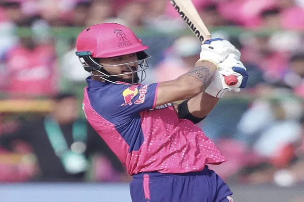 RR vs LSG ipl live score update sanju samson plays captain knock
