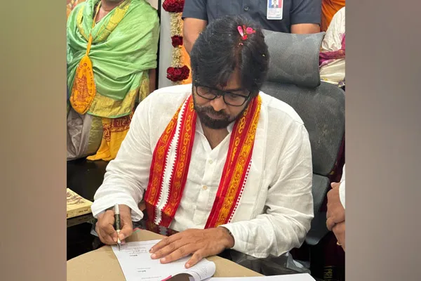 pawan Kalyan sworn in as Deputy Chief Minister of Andhra Pradesh