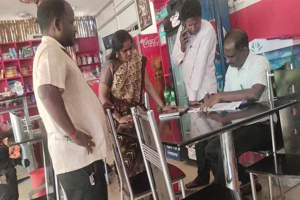 tahsildar inspection on Increase in price of tea 