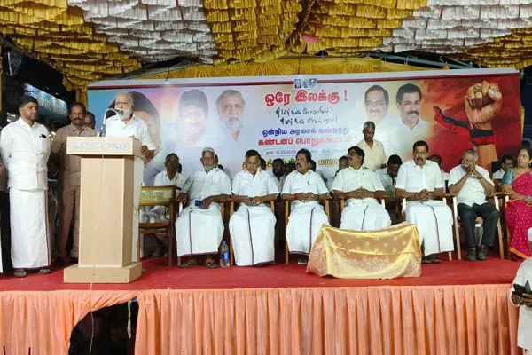 Minister I. Periyasamy's speech says Tamil Nadu Chief Minister will fight whether he is in power or not against bjp